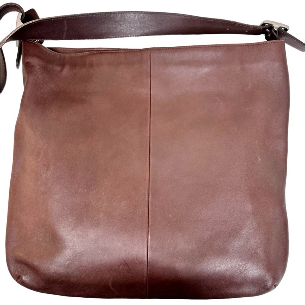 Coach Vintage 90 Slim Legacy shoulder bag large purse Brown